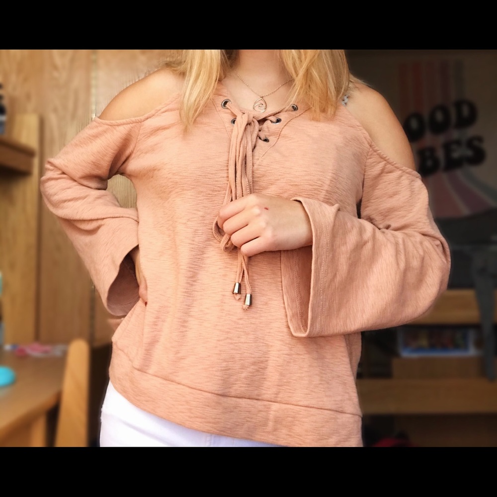 JOA Peach Long Sleeve